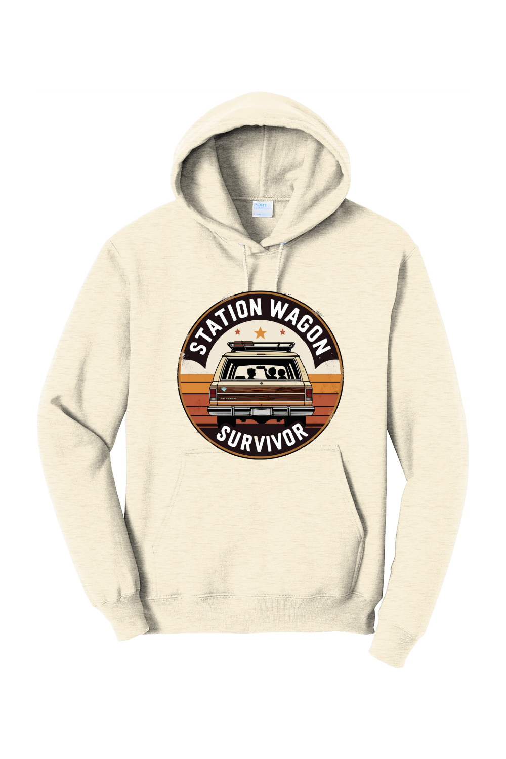 Fleece Pullover Hoodie - Station Wagon Survivor