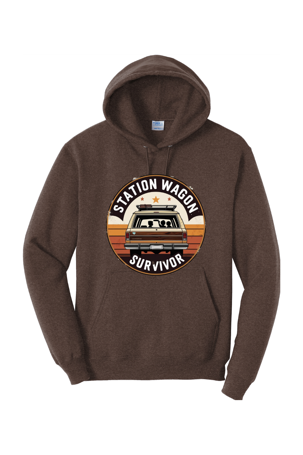Fleece Pullover Hoodie - Station Wagon Survivor