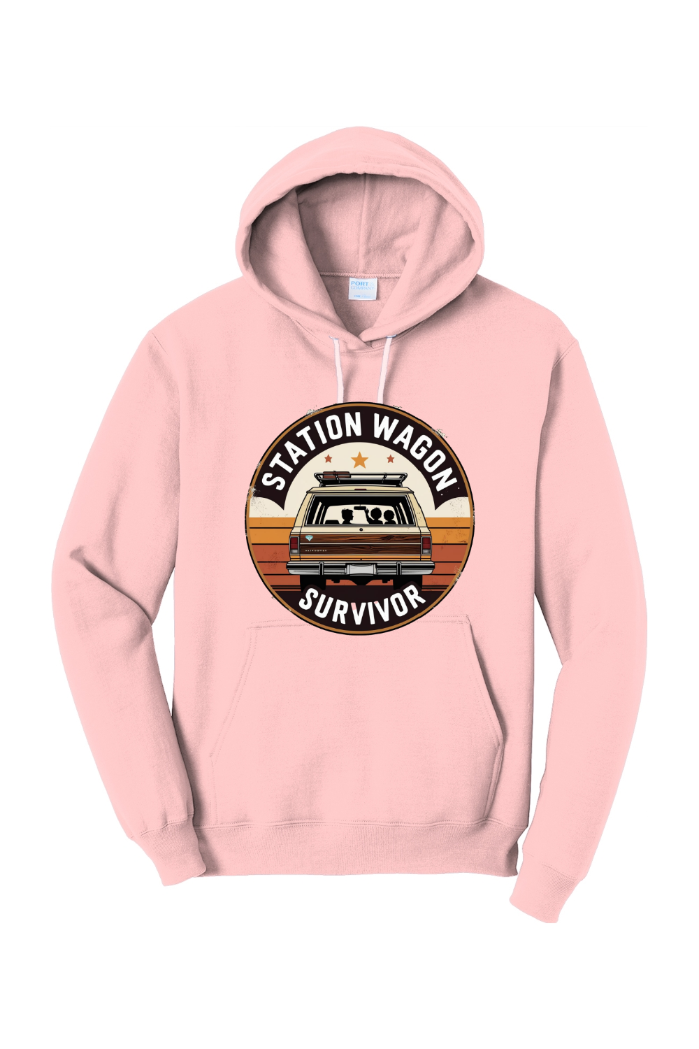Fleece Pullover Hoodie - Station Wagon Survivor