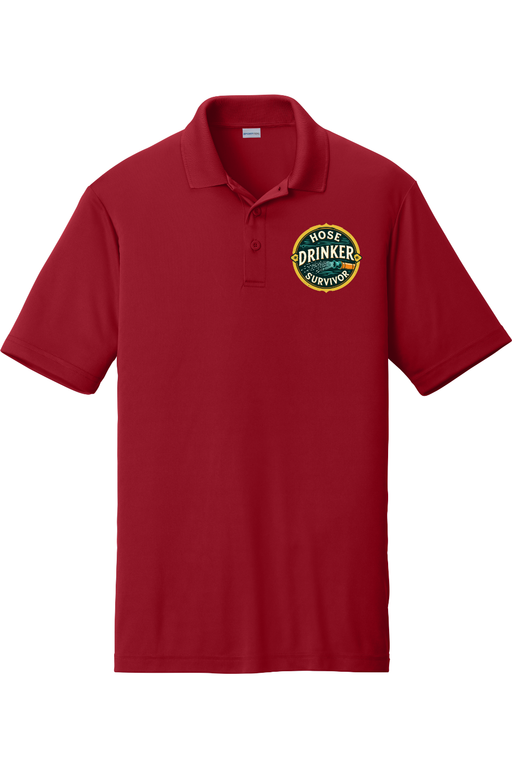 Moisture-Wicking Polo - Hose Drinker Survivor