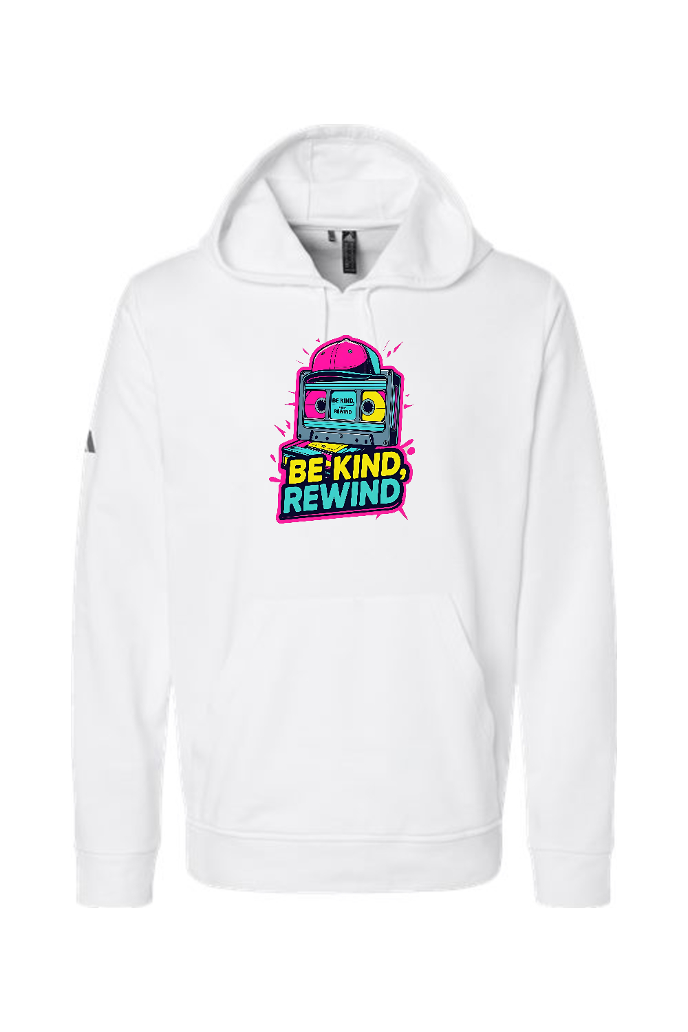 Adidas Fleece Hooded Sweatshirt: Be Kind Rewind