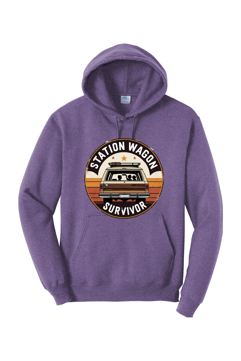 Fleece Pullover Hoodie - Station Wagon Survivor