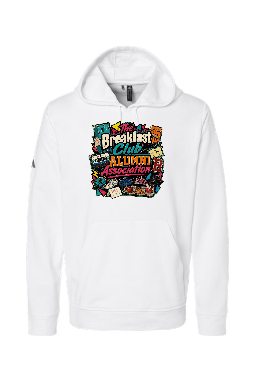 Adidas Fleece Hooded Sweatshirt: The Breakfast Club Alumni Association