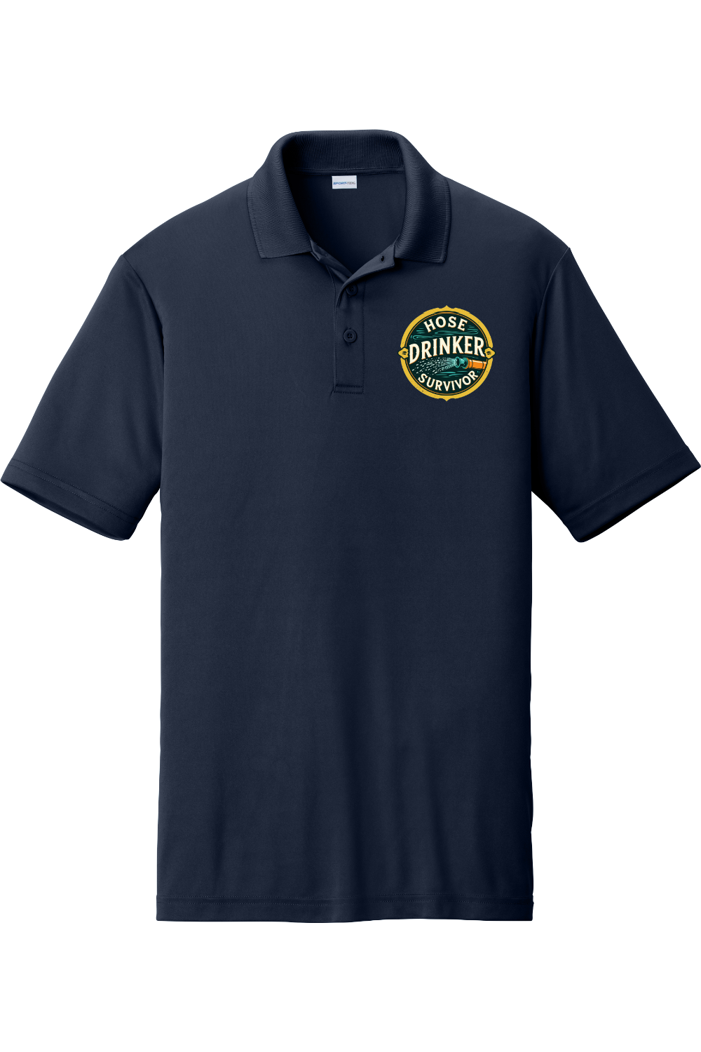 Moisture-Wicking Polo - Hose Drinker Survivor