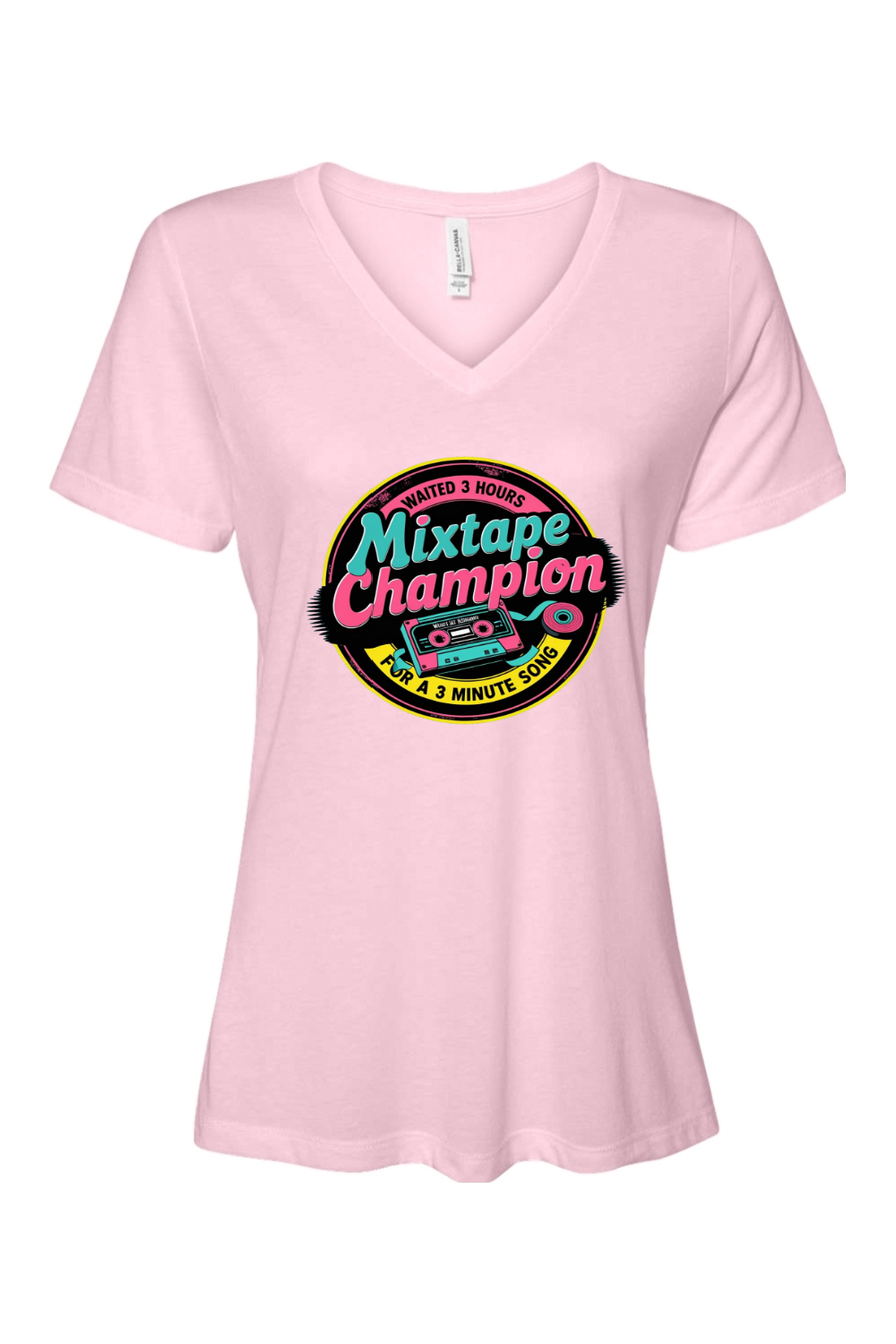 Relaxed Fit Women's V-Neck T-Shirt - MixTape Champion