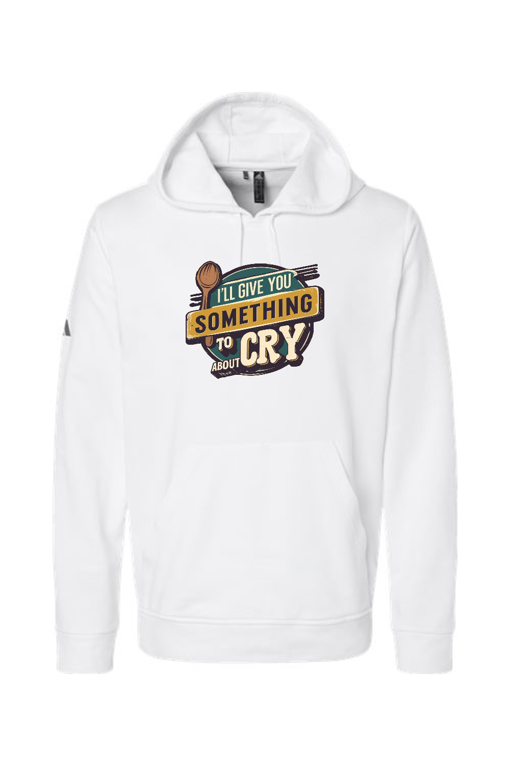 Adidas Fleece Hooded Sweatshirt: Something To Cry About