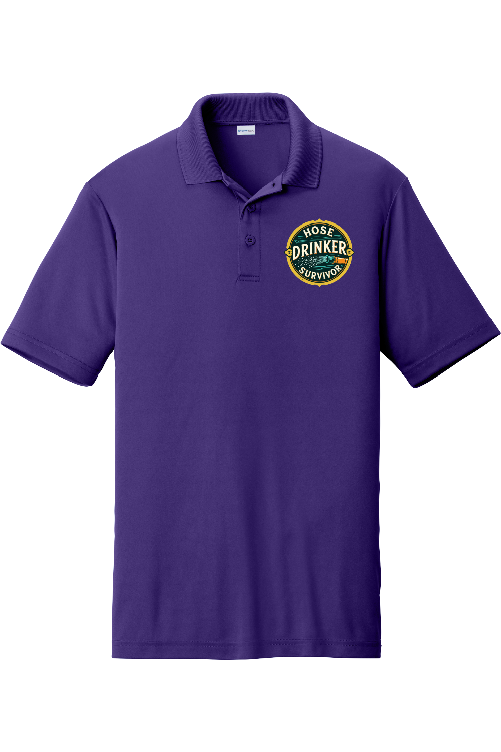 Moisture-Wicking Polo - Hose Drinker Survivor