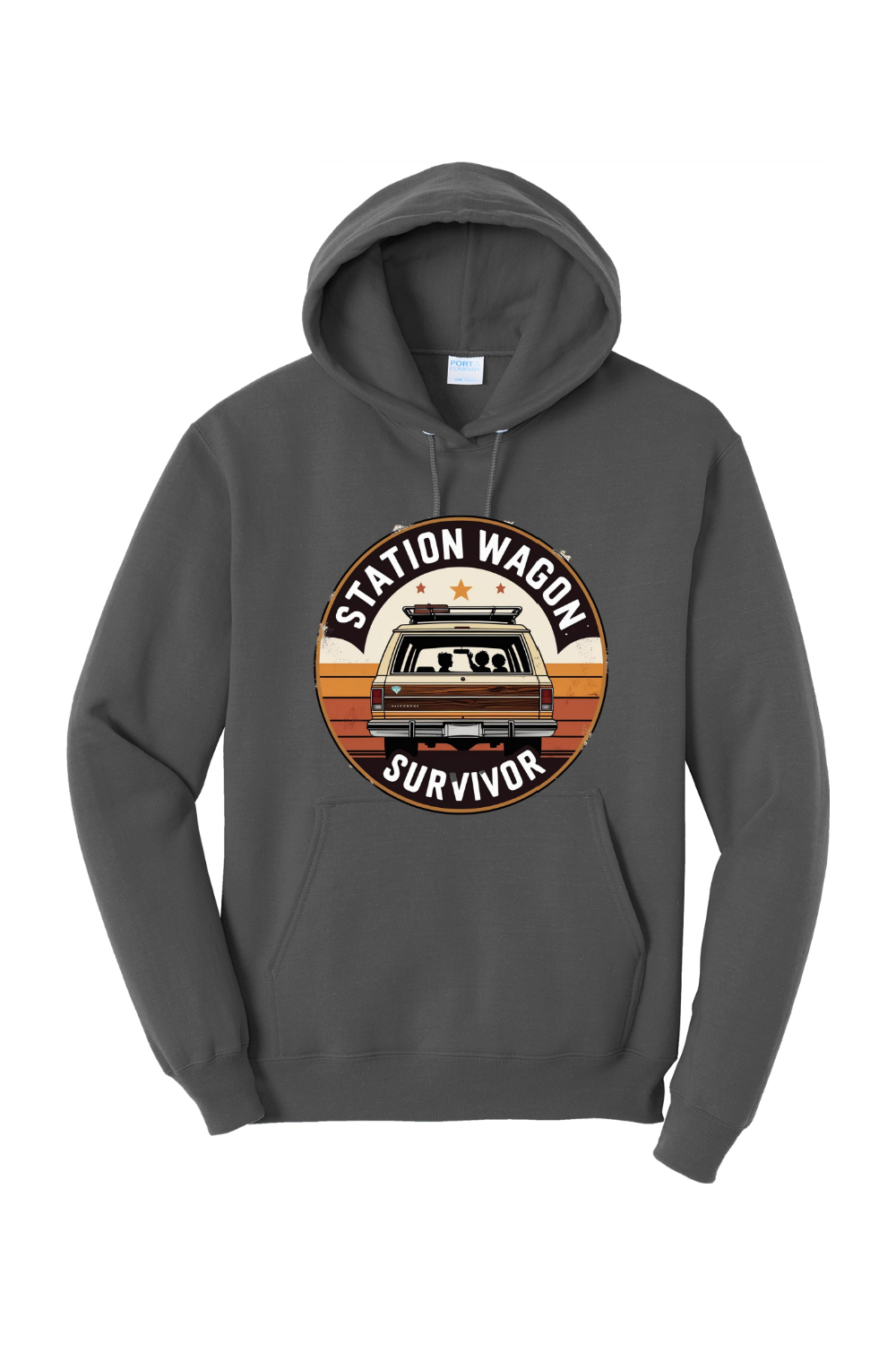 Fleece Pullover Hoodie - Station Wagon Survivor