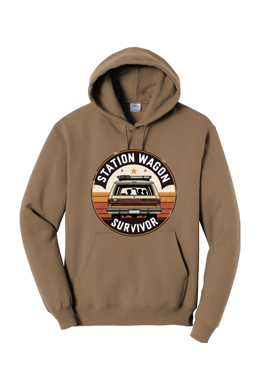 Fleece Pullover Hoodie - Station Wagon Survivor
