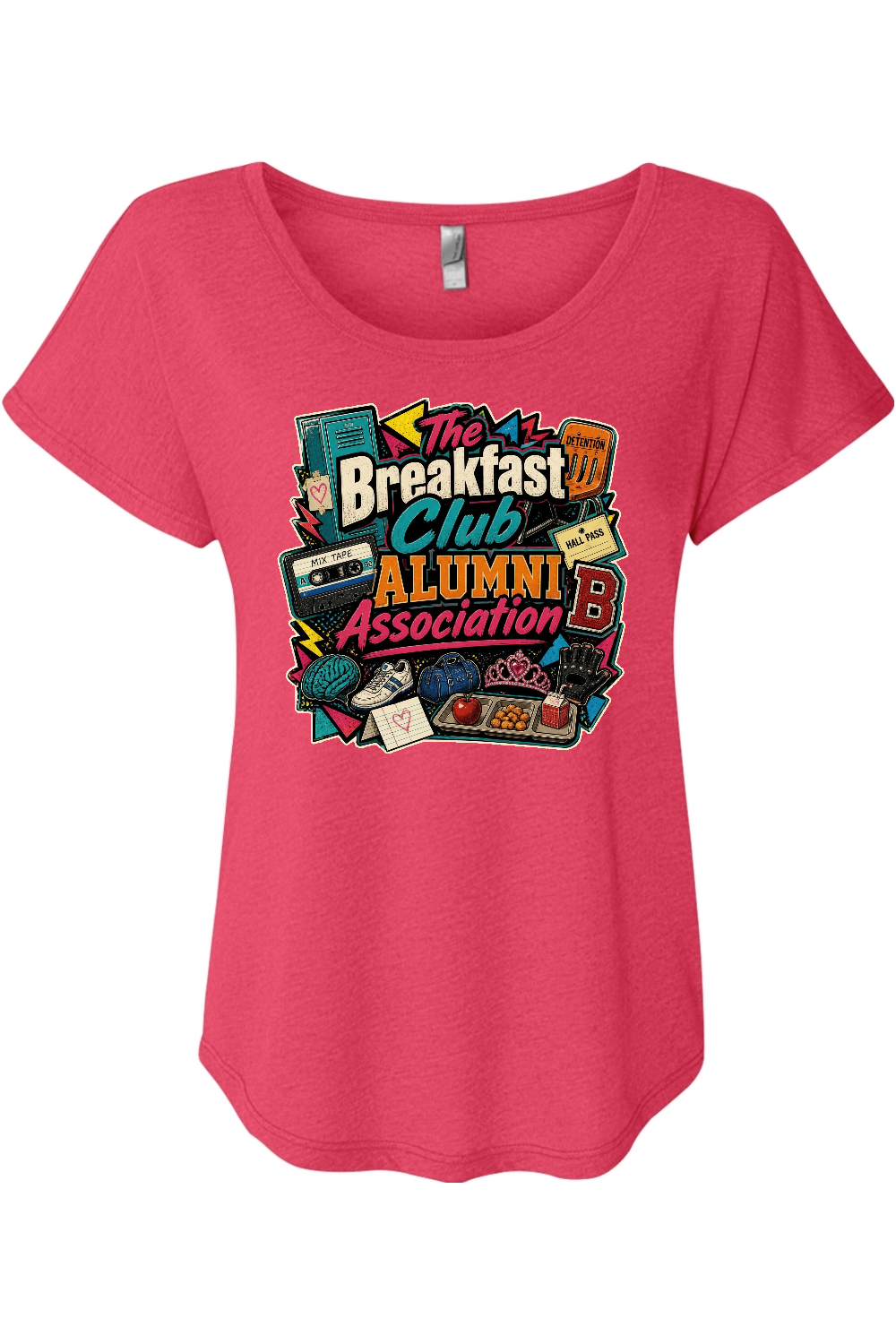 The Breakfast Club Alumni Association Women's Triblend Dolman Tee