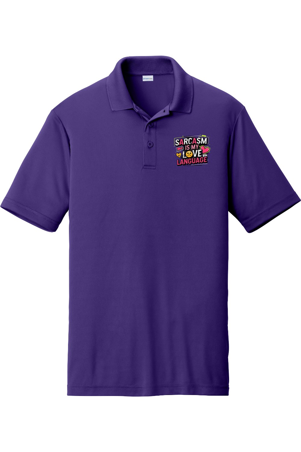 Moisture-Wicking Polo - Sarcasm Love Language