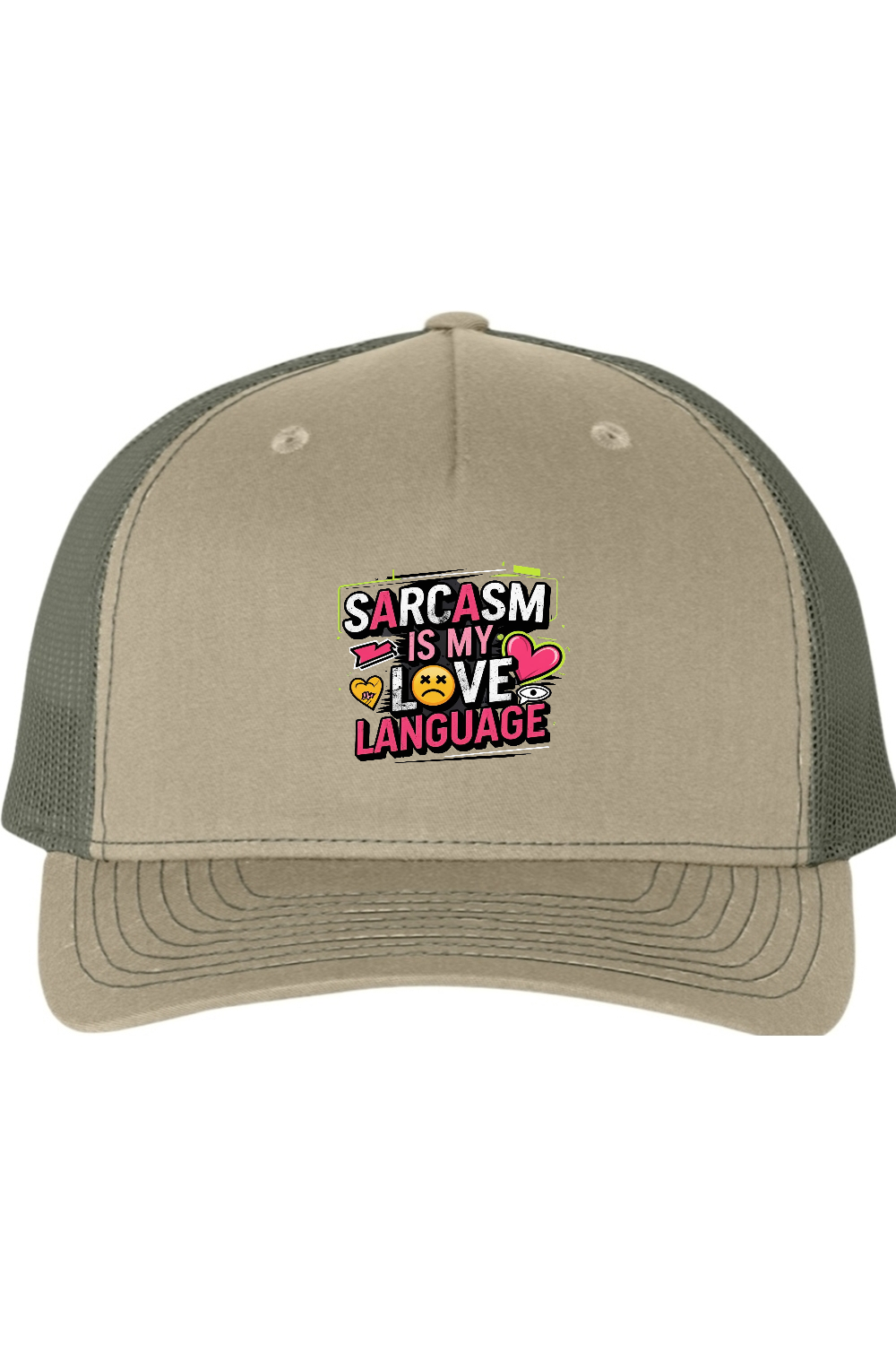 Richardson Trucker Cap: Sarcasm Love Language