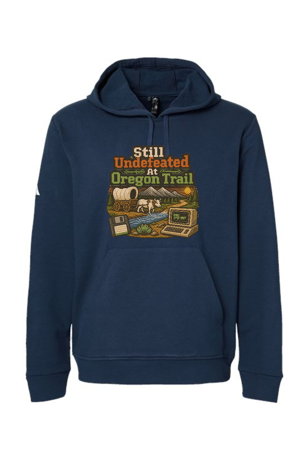 Adidas Fleece Hooded Sweatshirt: Still Undefeated At Oregon Trail