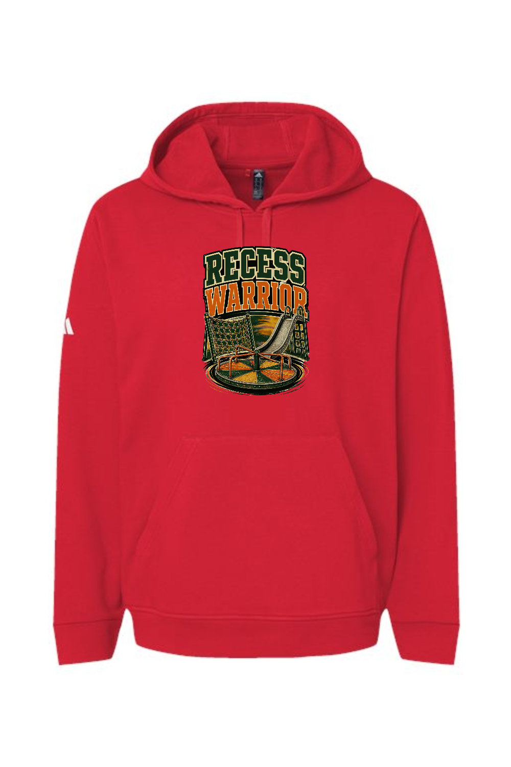 Adidas Fleece Hooded Sweatshirt: Recess Warrior