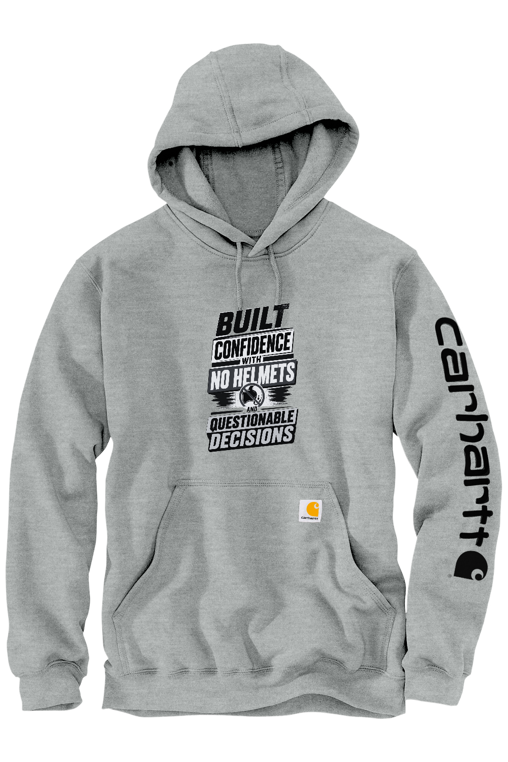 Carhartt Midweight Hooded Sweatshirt: Built Confidence With No Helmets And Questionable Decisions
