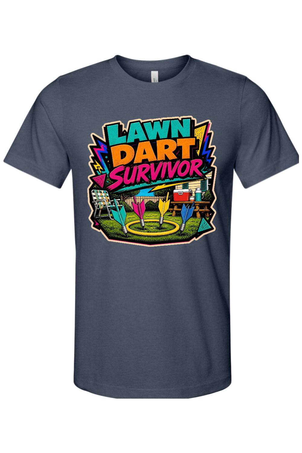 LAWN DART SURVIVOR Gen X Edition Tee
