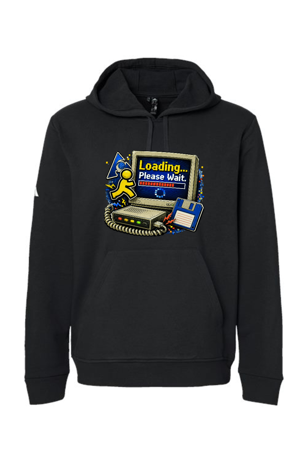 Adidas Fleece Hooded Sweatshirt: Loading... Please Wait.