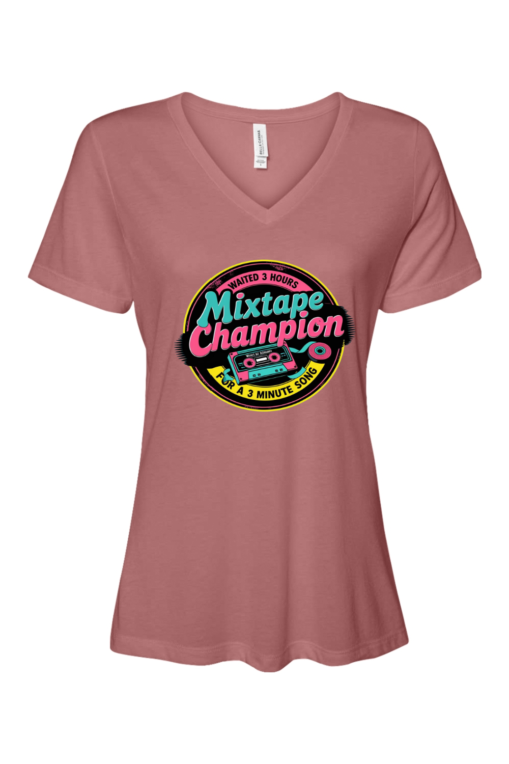 Relaxed Fit Women's V-Neck T-Shirt - MixTape Champion