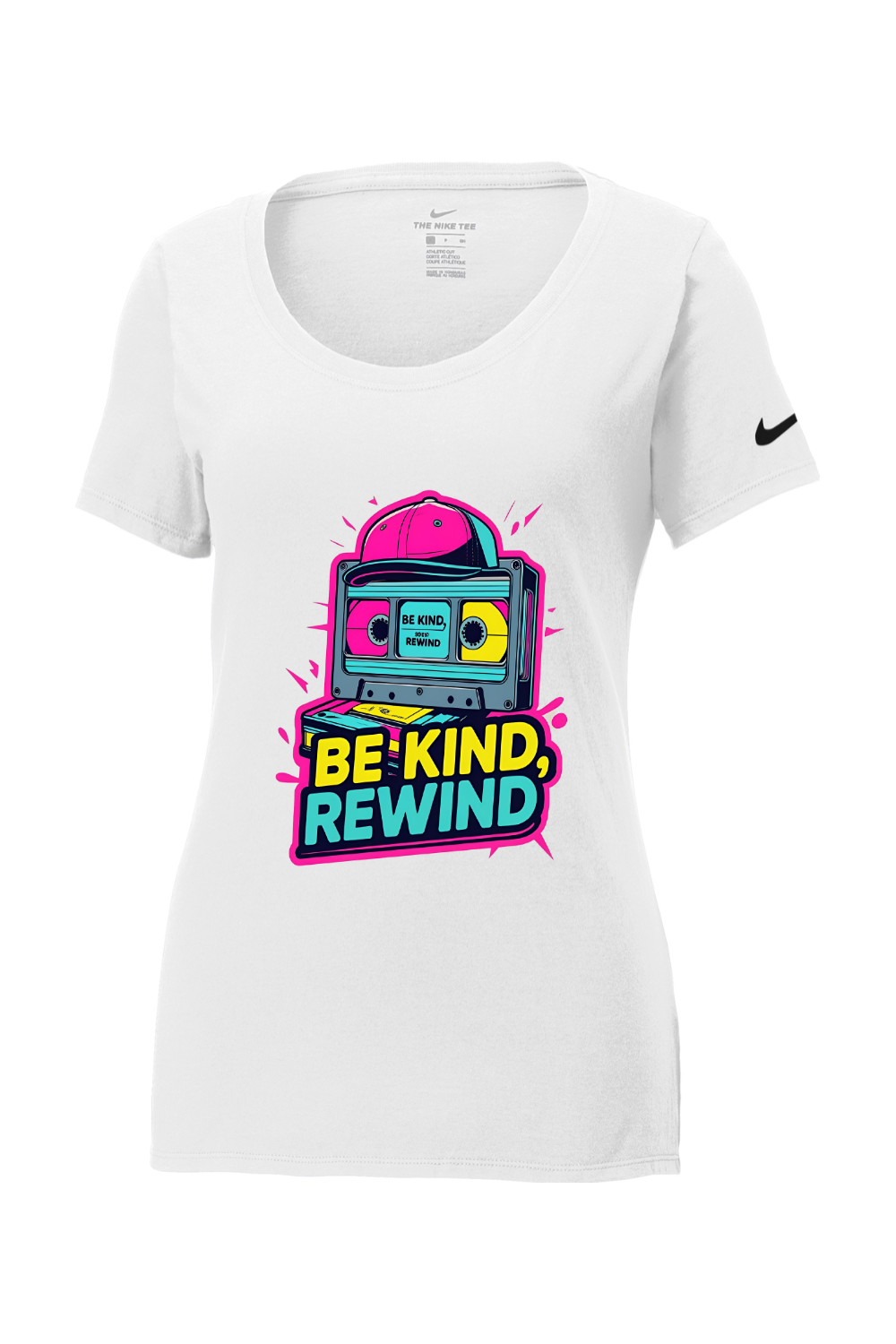 Nike Women's Cotton T-Shirt - Be Kind Rewind