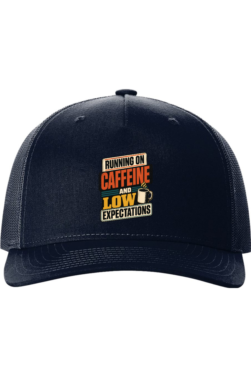 Richardson Trucker Cap: Running on caffeine and low expectations