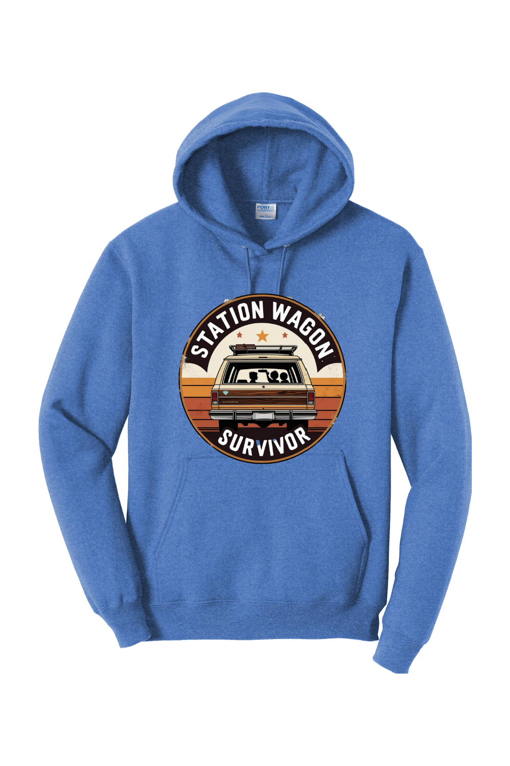 Fleece Pullover Hoodie - Station Wagon Survivor