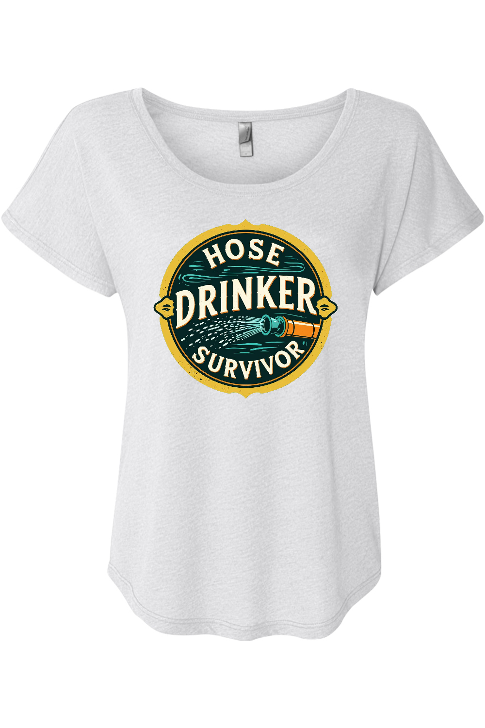 Hose Drinker Survivor Women's Triblend Dolman Tee