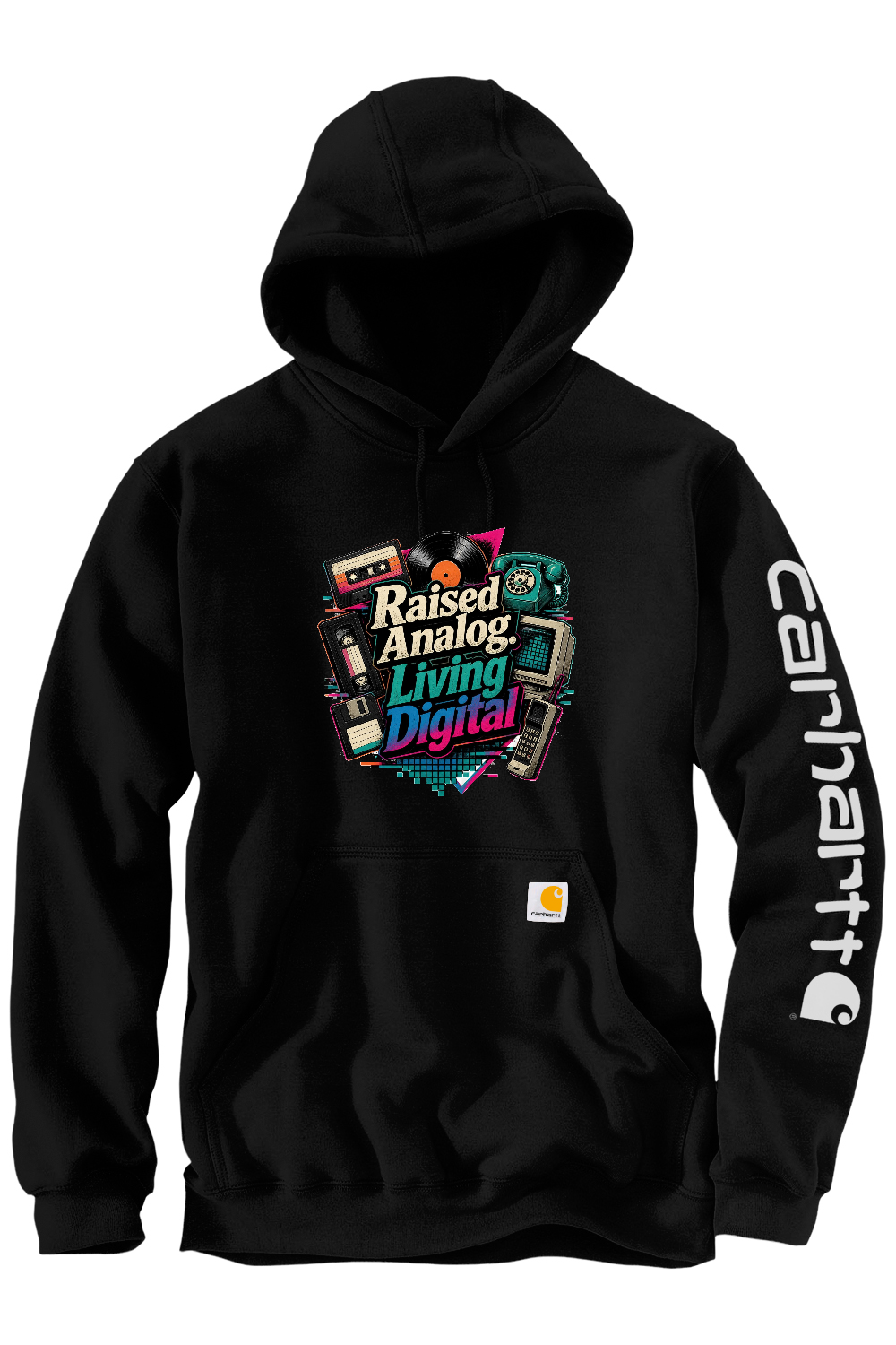 Carhartt Midweight Hooded Sweatshirt: Raised Analog. Living Digital