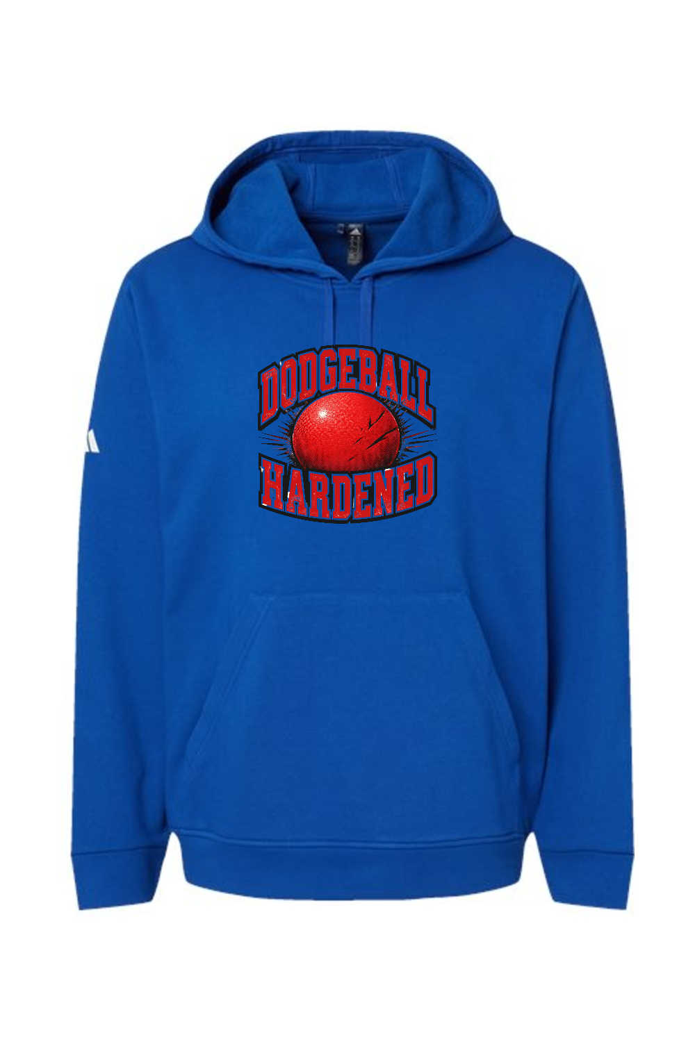 Adidas Fleece Hooded Sweatshirt: Dodgeball Hardened