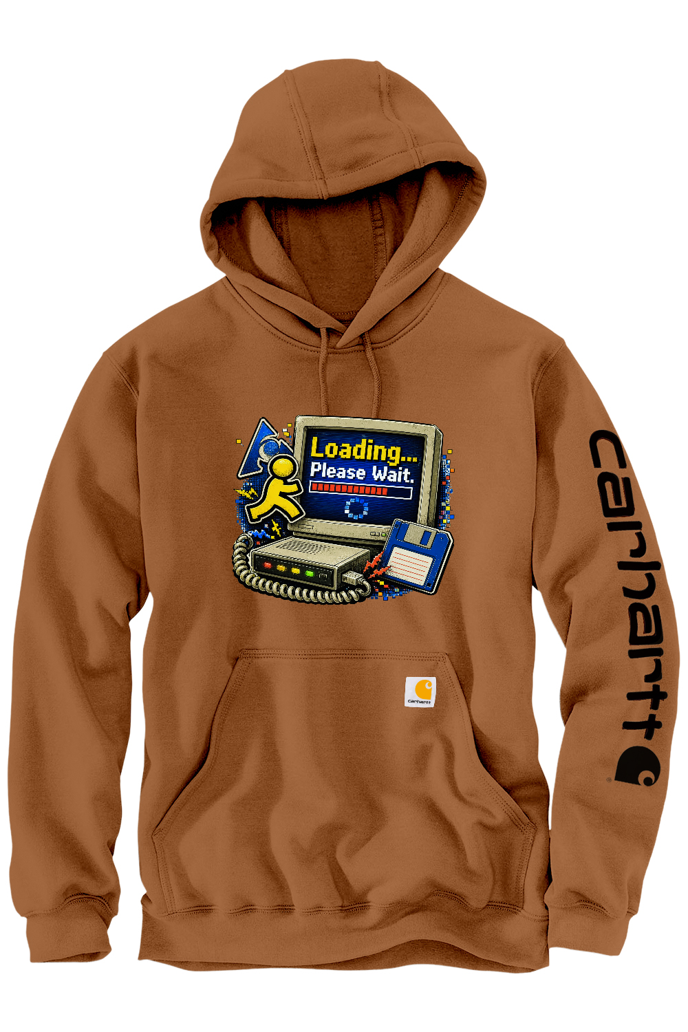 Carhartt Midweight Hooded Sweatshirt: Loading... Please Wait.