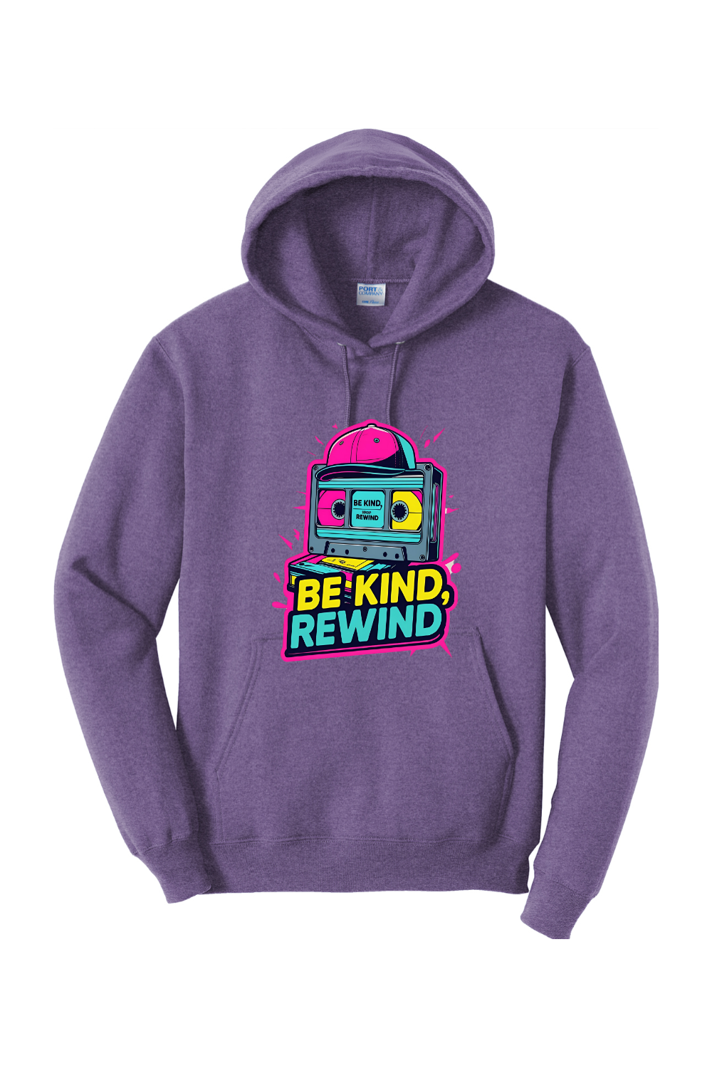 Fleece Pullover Hoodie - Be Kind Rewind