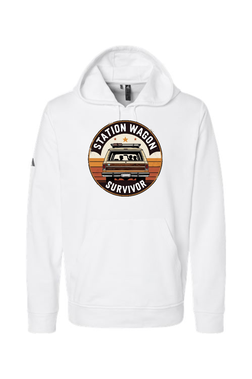 Adidas Fleece Hooded Sweatshirt: Station Wagon Survivor
