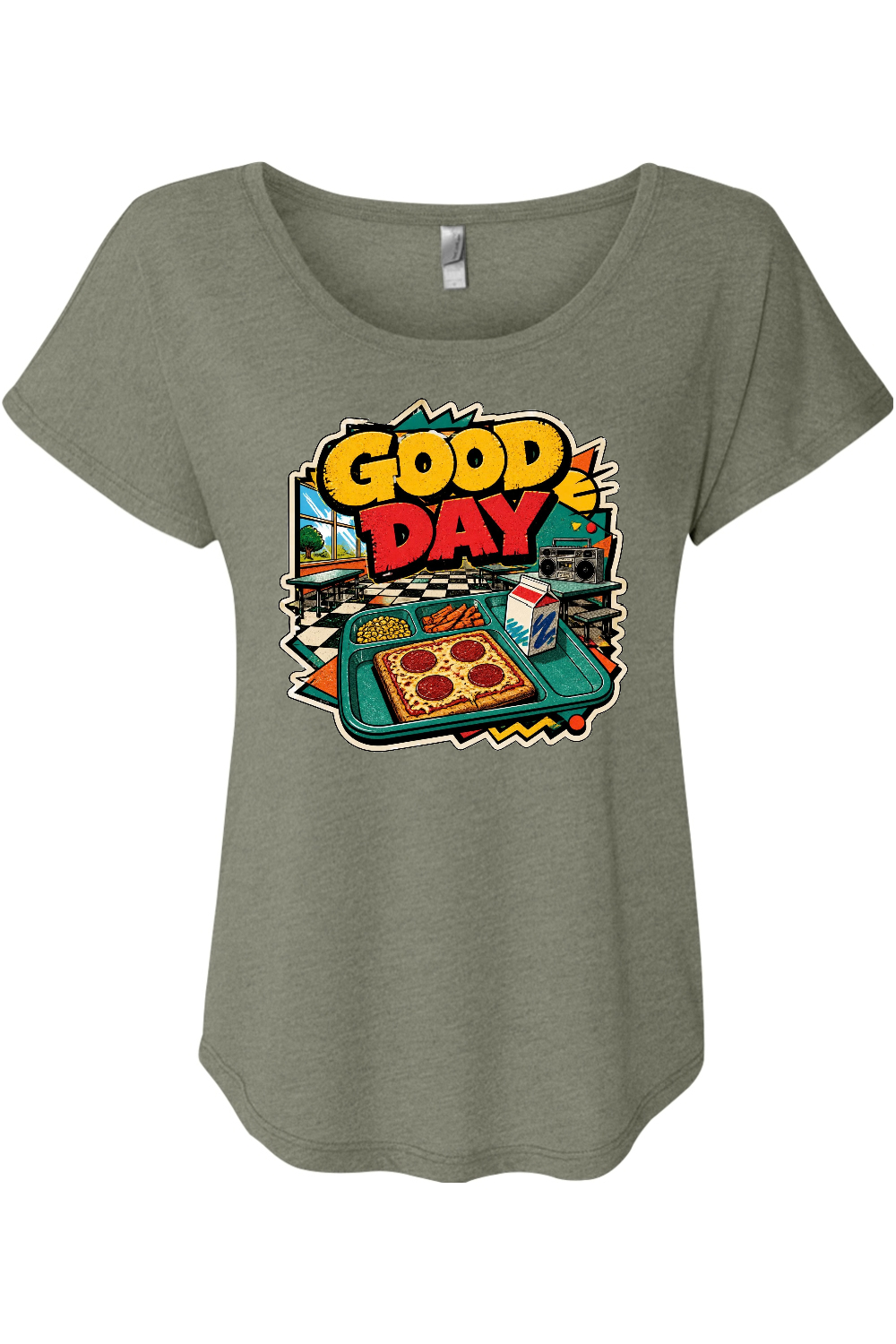 GOOD DAY Women's Triblend Dolman Tee