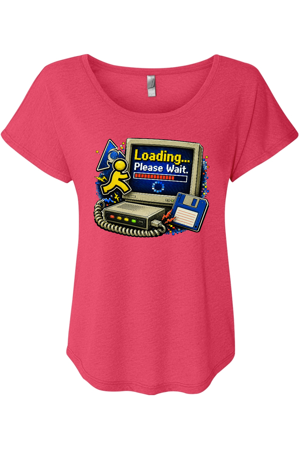 Loading... Please Wait. Women's Triblend Dolman Tee