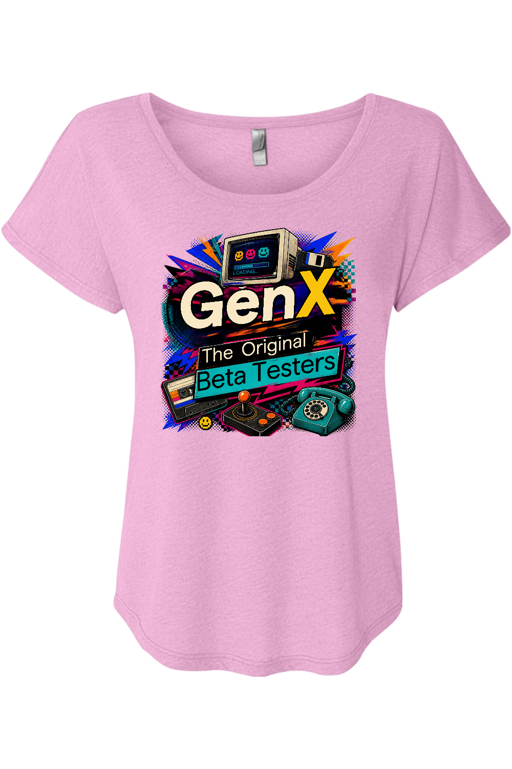 Gen X The Original Beta Testers Women's Triblend Dolman Tee