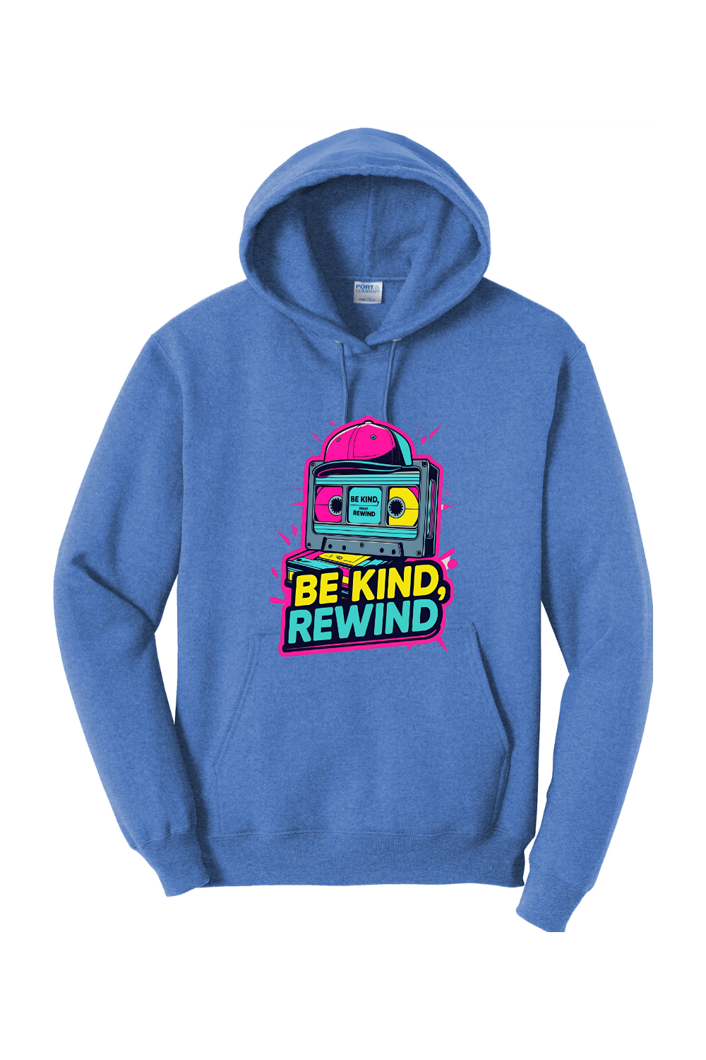 Fleece Pullover Hoodie - Be Kind Rewind