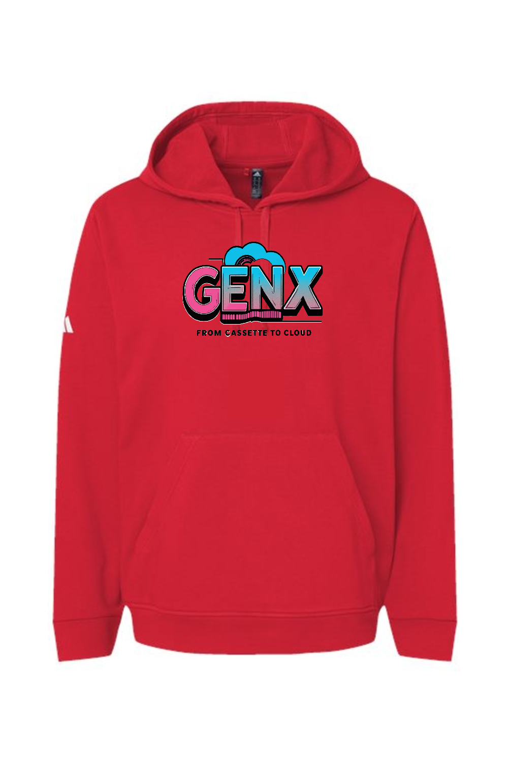Adidas Fleece Hooded Sweatshirt: GENX-From Cassette To Cloud