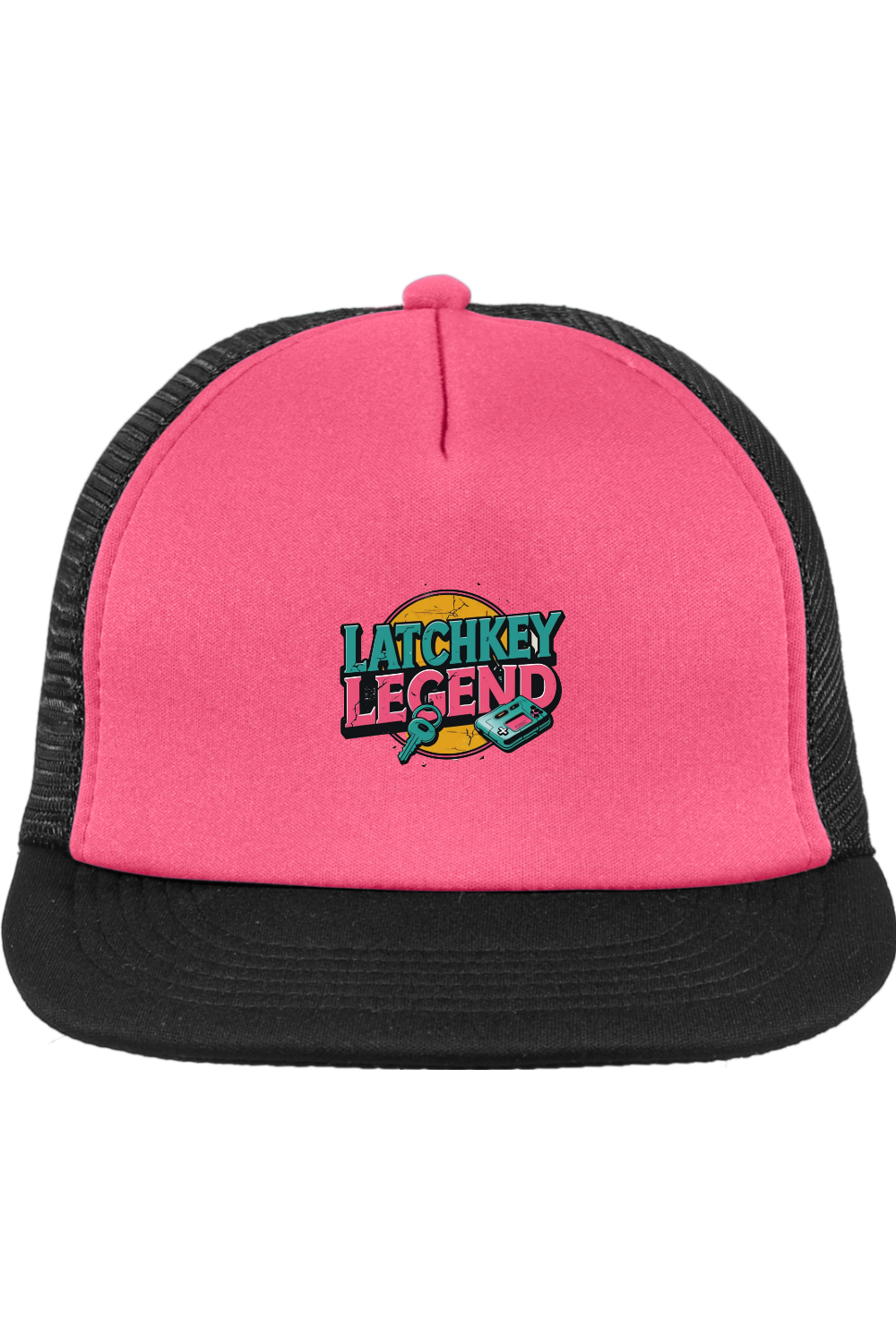 Trucker Style Snapback Cap with Latchkey Legend