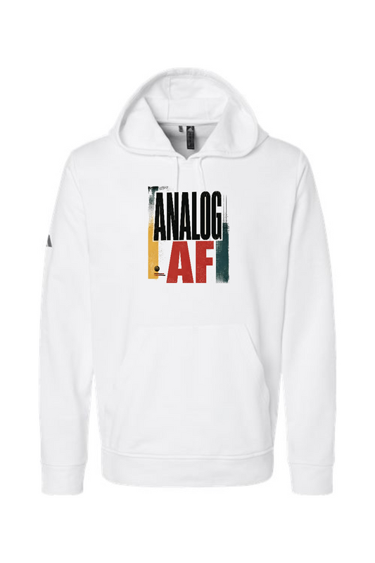 Adidas Fleece Hooded Sweatshirt: Analog AF