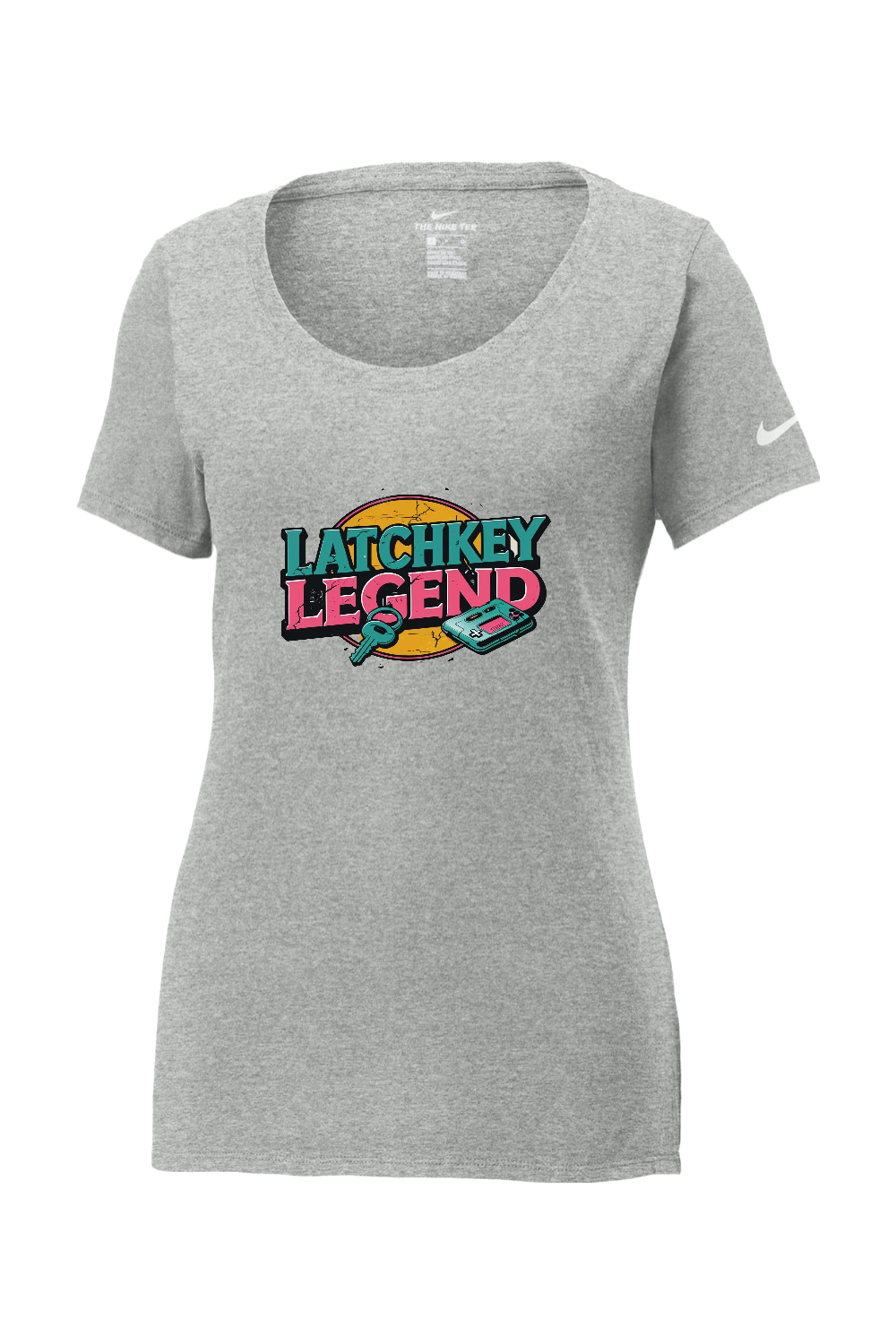 Nike Ladies Core Cotton Scoop Neck Tee: Latchkey Legend