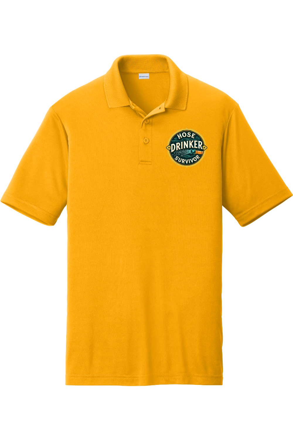 Moisture-Wicking Polo - Hose Drinker Survivor