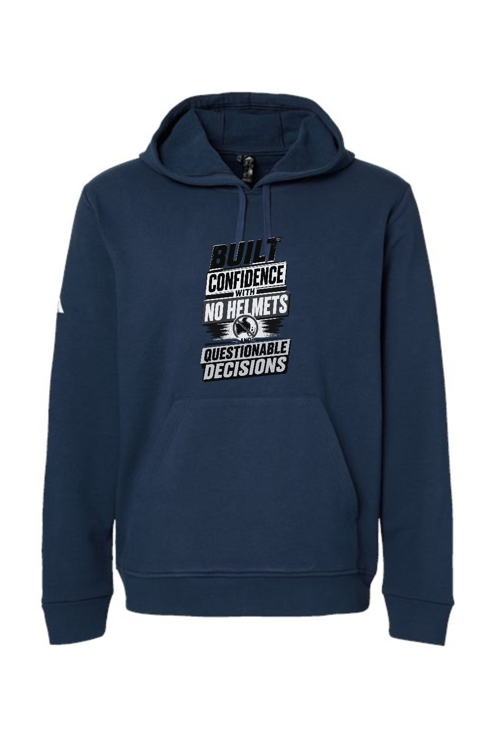 Adidas Fleece Hooded Sweatshirt: Built Confidence With No Helmets And Questionable Decisions