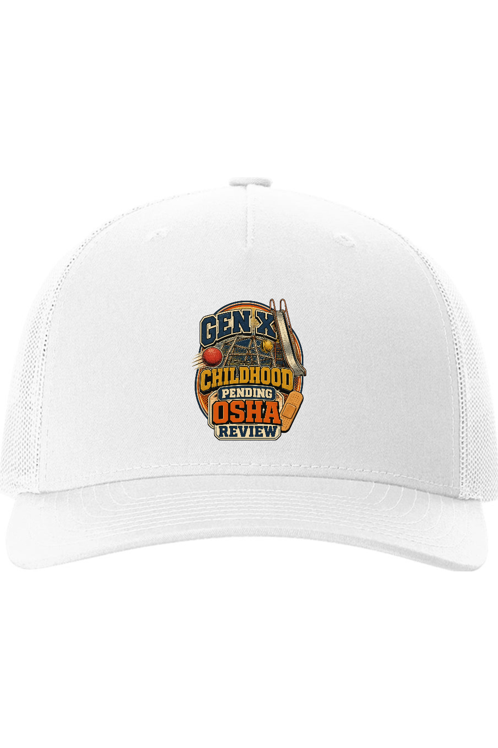 Richardson Trucker Cap: GEN X Childhood Pending OSHA Review