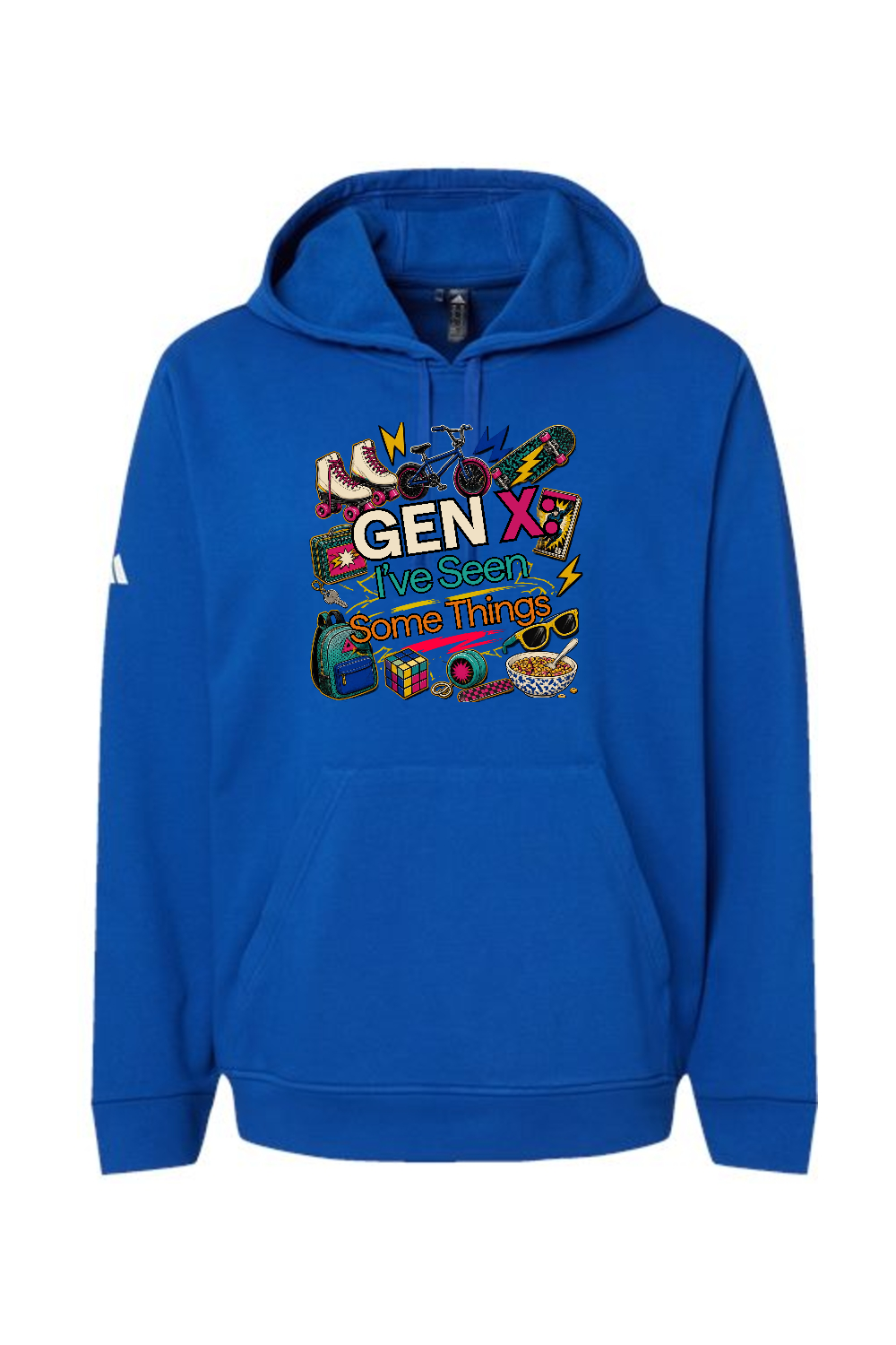 Adidas Fleece Hooded Sweatshirt: I've Seen Some Things