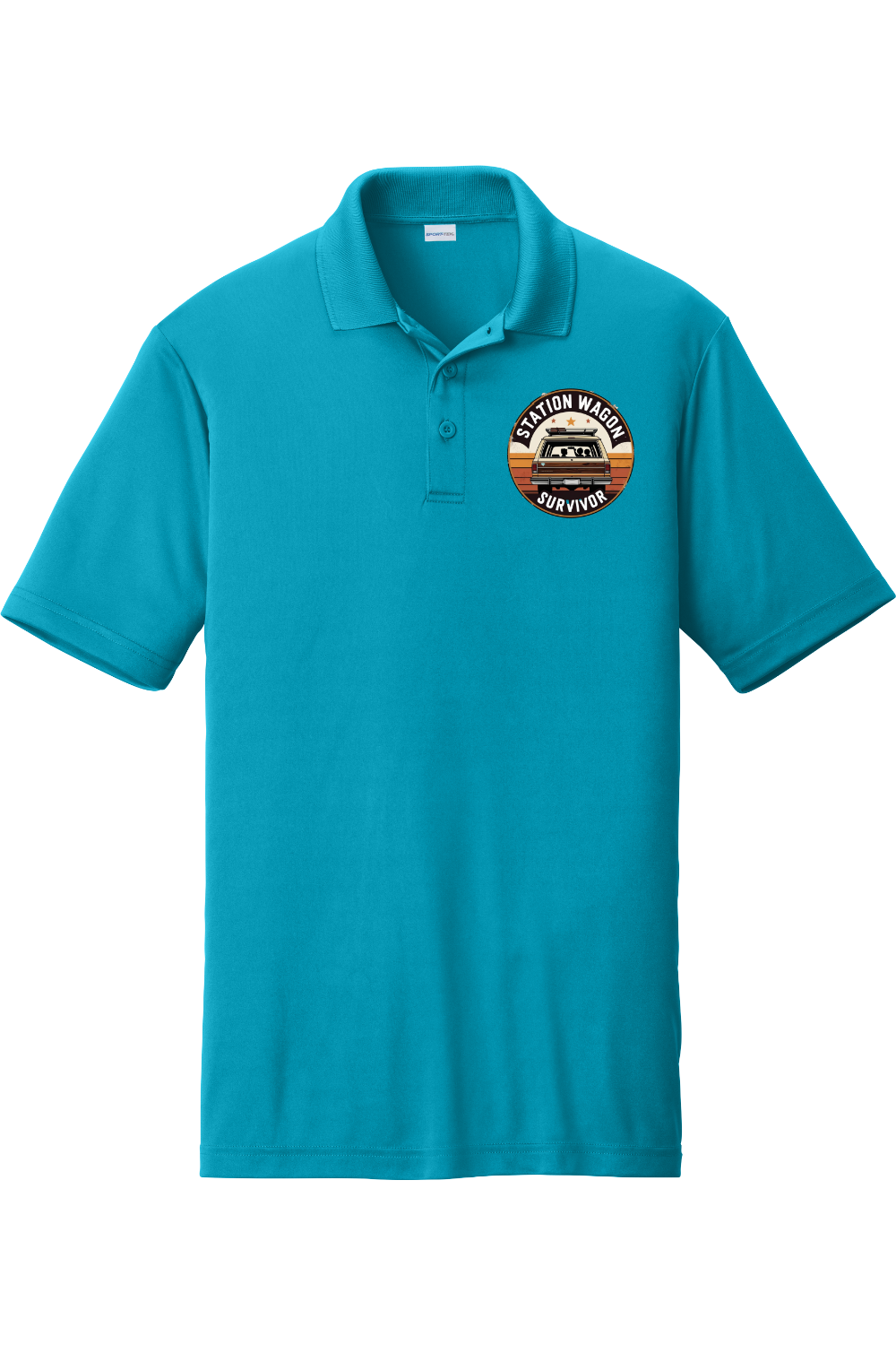 Moisture-Wicking Polo - Station Wagon Survivor