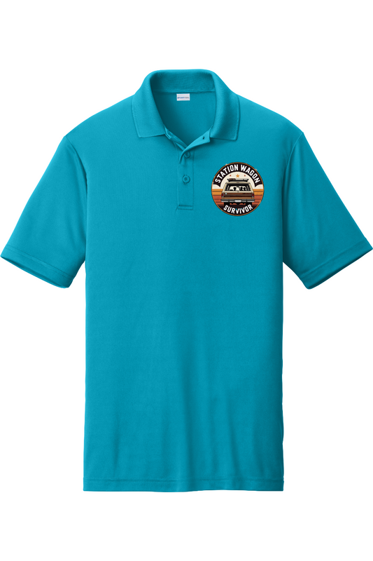 Moisture-Wicking Polo - Station Wagon Survivor