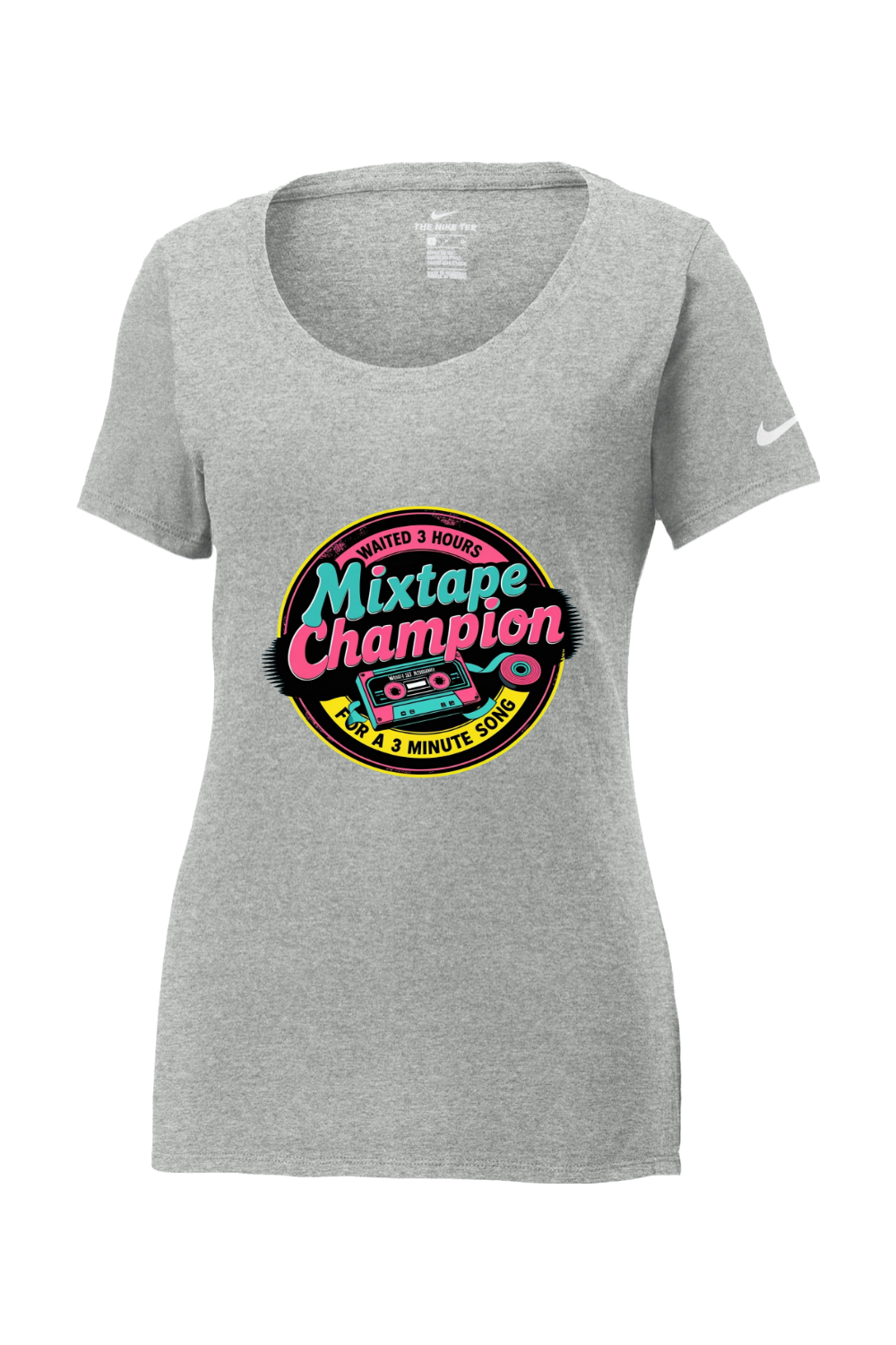 Nike Women's Cotton T-Shirt - MixTape Champion