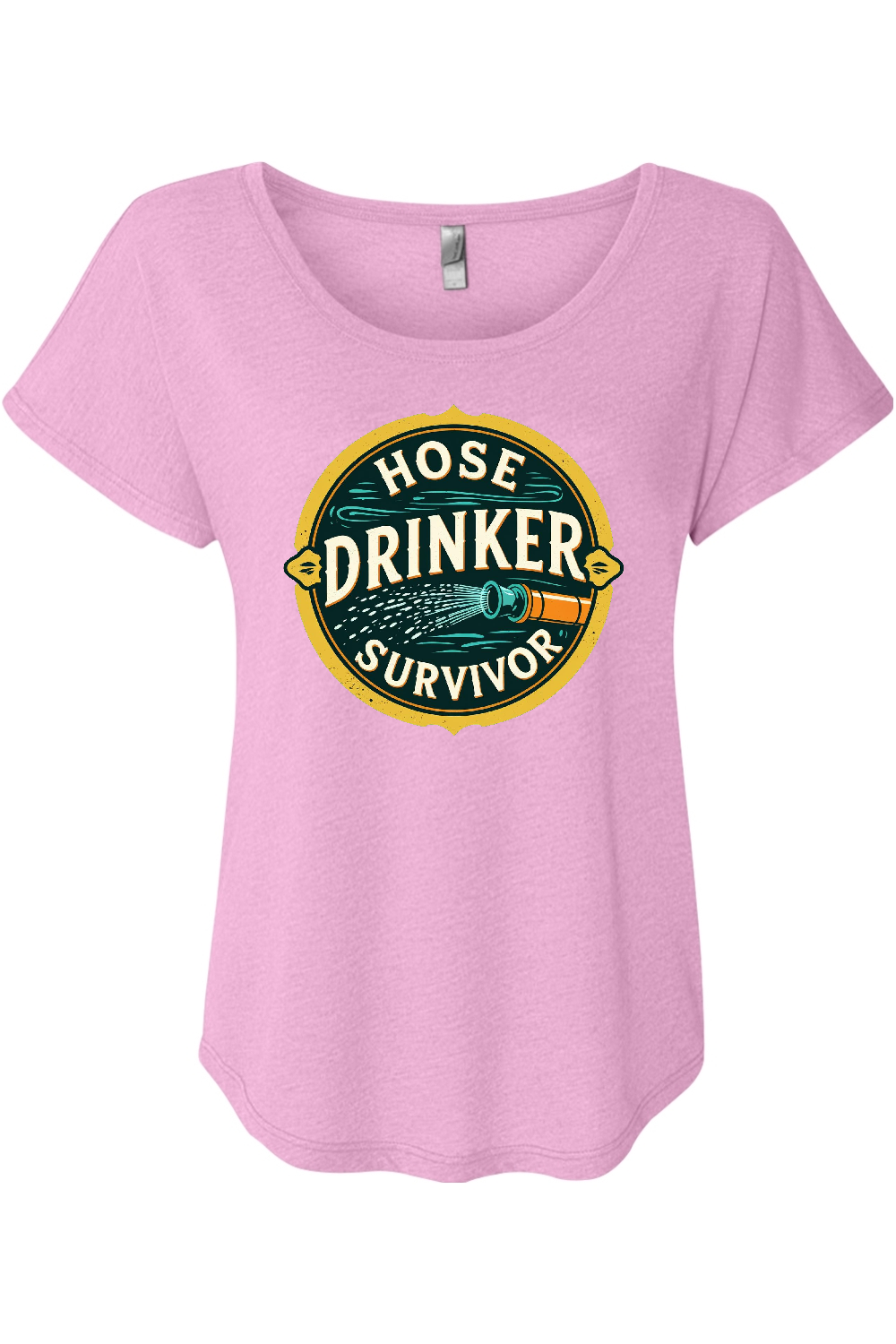 Hose Drinker Survivor Women's Triblend Dolman Tee