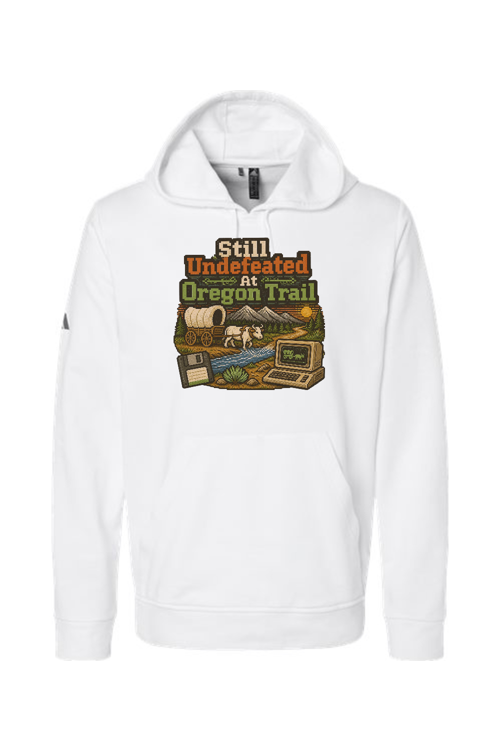 Adidas Fleece Hooded Sweatshirt: Still Undefeated At Oregon Trail