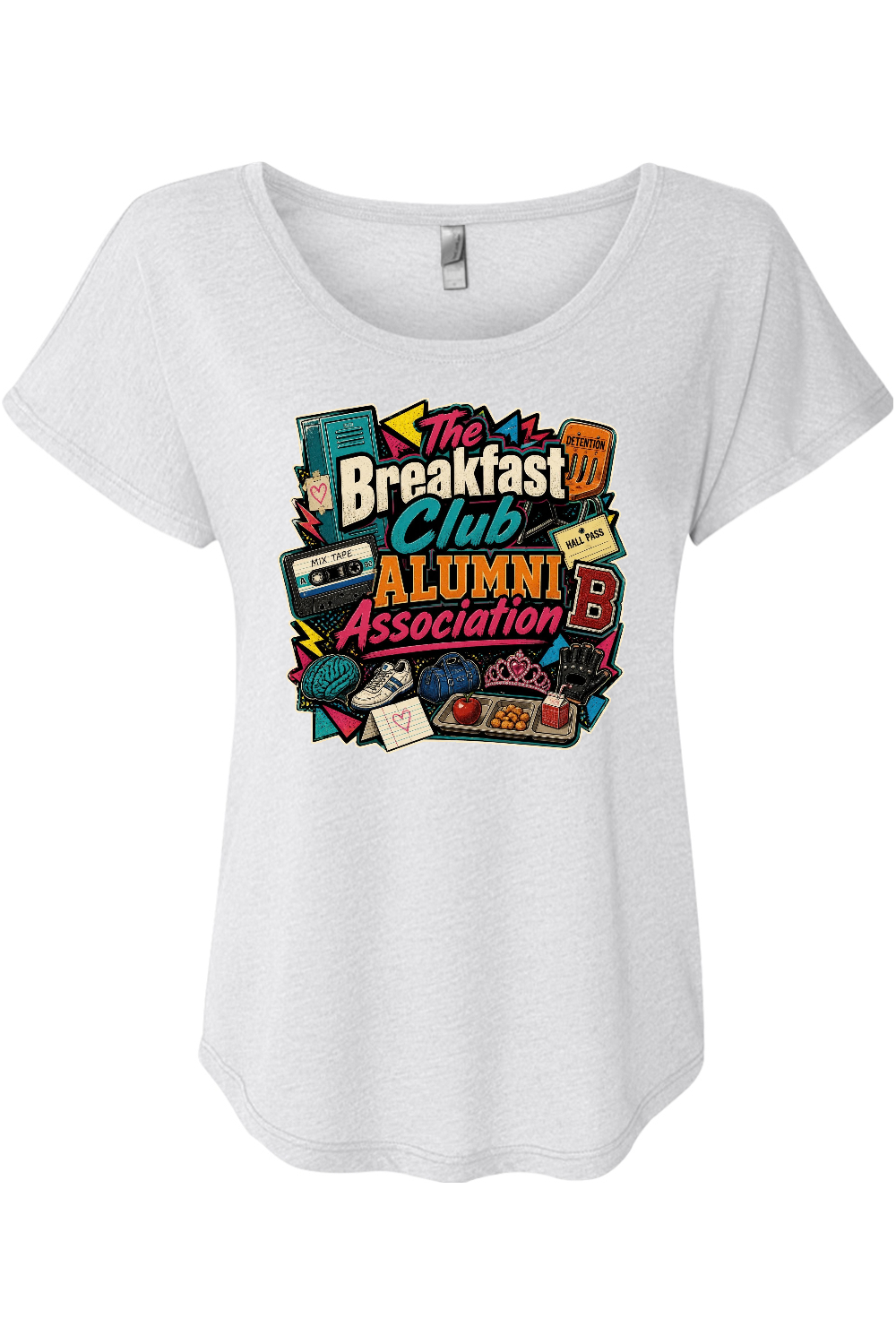 The Breakfast Club Alumni Association Women's Triblend Dolman Tee