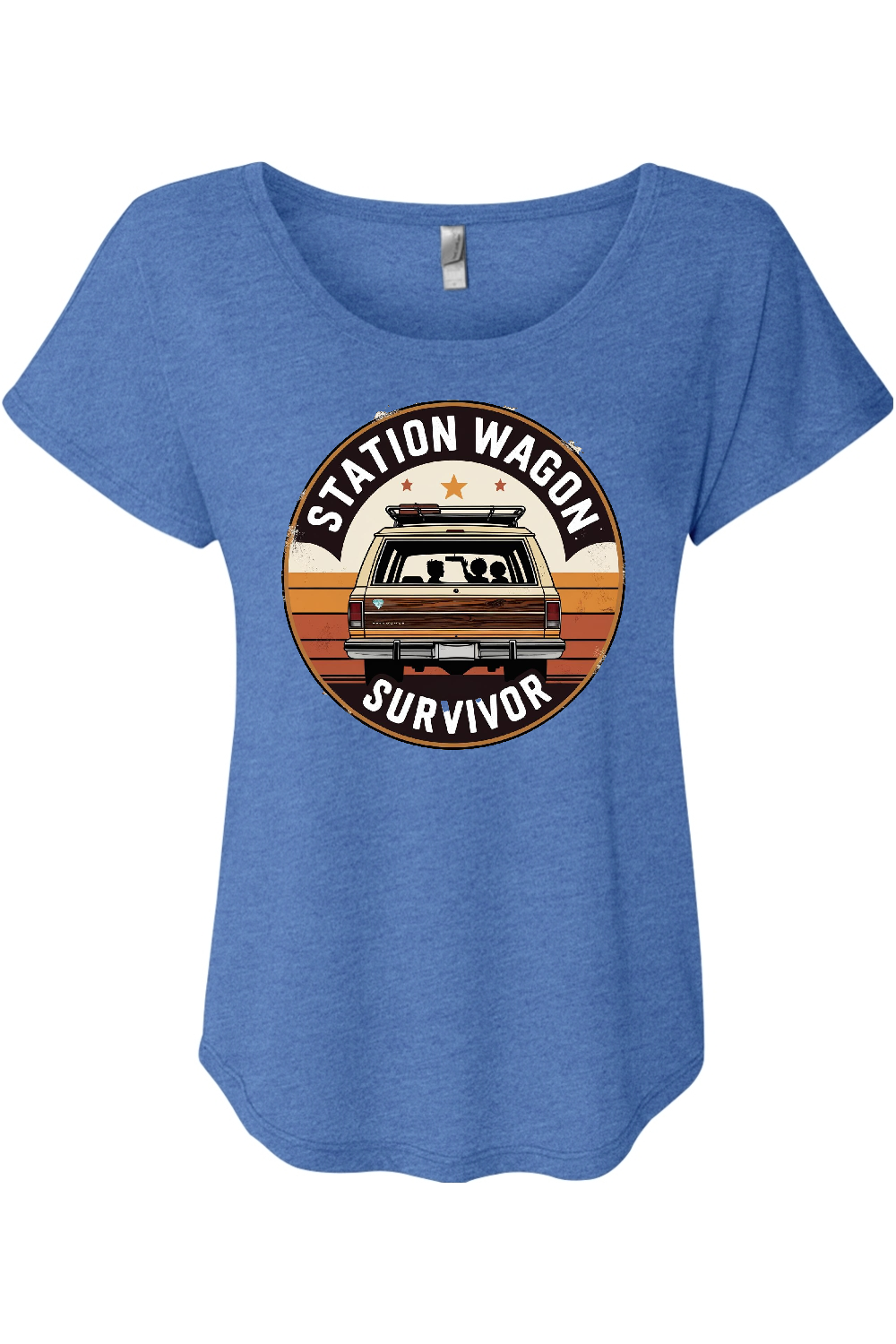 Station Wagon Survivor Women's Triblend Dolman Tee